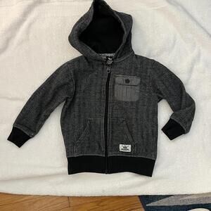 SHAUN WHITE Boys Size XS Small 4/5 Black & Gray Full Zip Hoodie